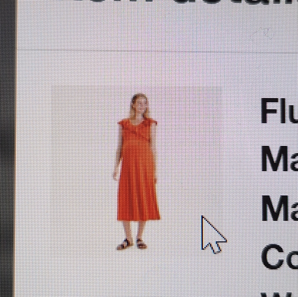 Ingrid & Isabel Vibrant Coral Midi Dress